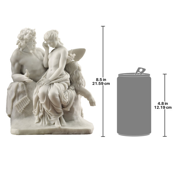 Design Toscano Pan Comforts Psyche Figurine & Reviews | Wayfair